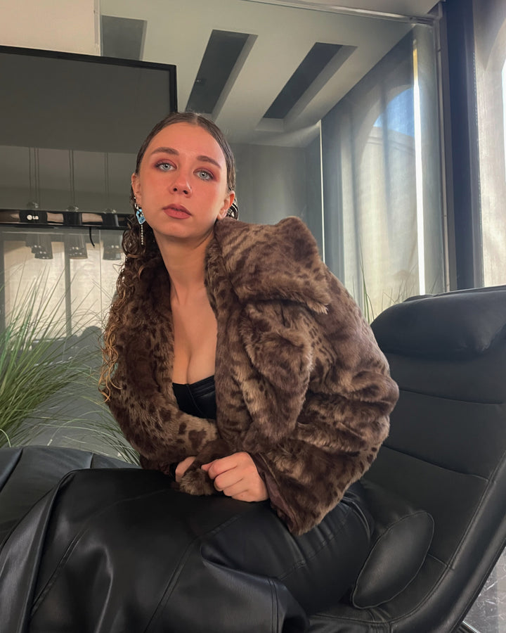 Leopard Fur Jacket