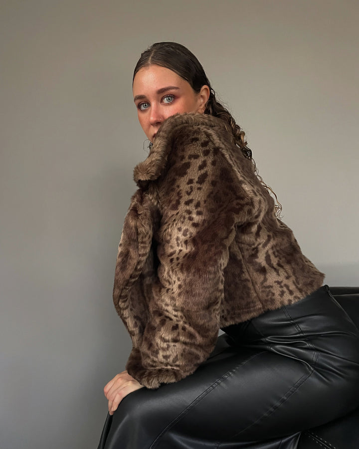 Leopard Fur Jacket