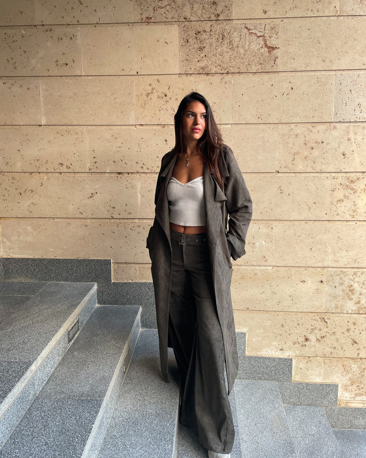 Suede Coat