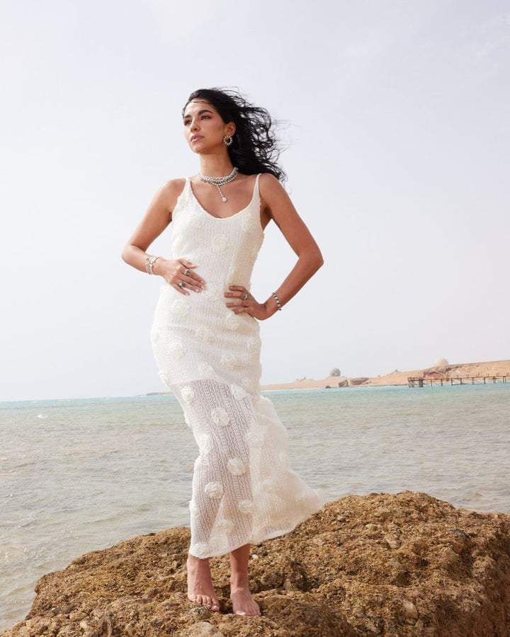 Celine Dress in White