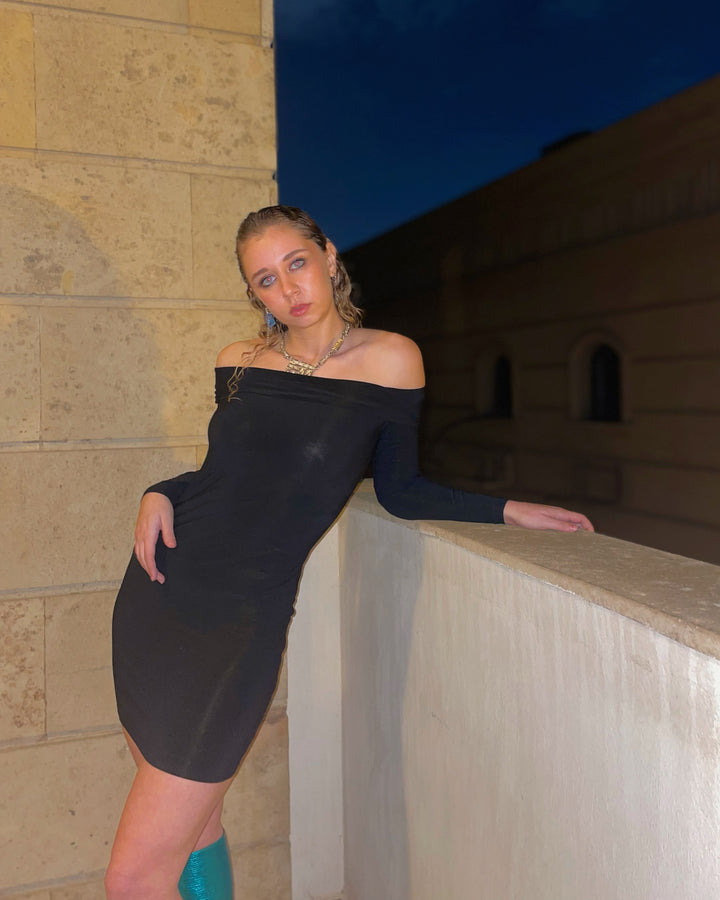 Off-shoulder Mini Dress