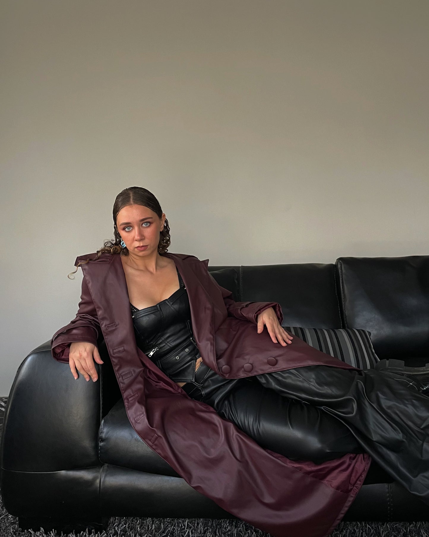 Burgundy Coat