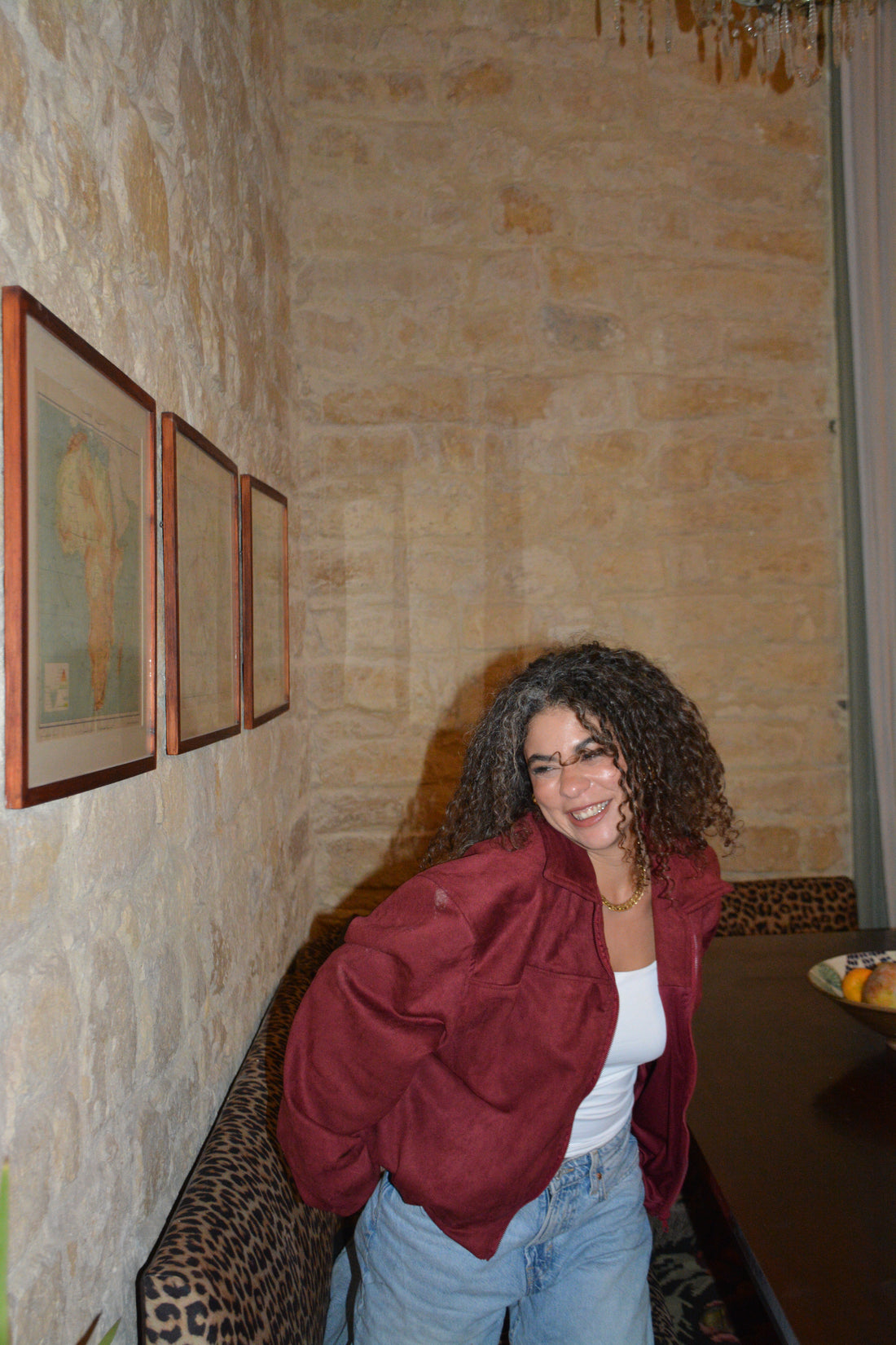 Bordeaux Suede Jacket