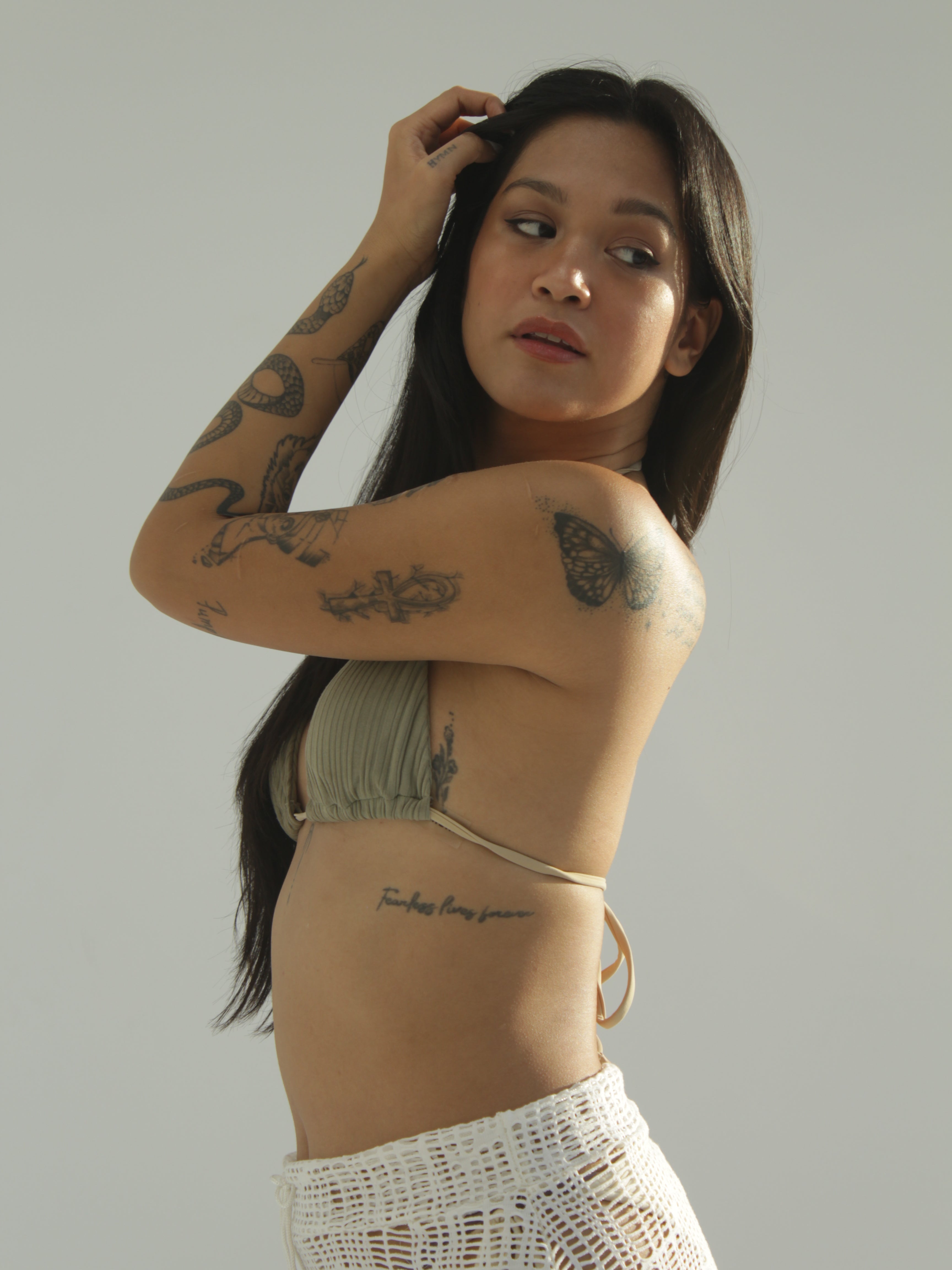 Coastal Rhythm A-Line Crochet Skirt