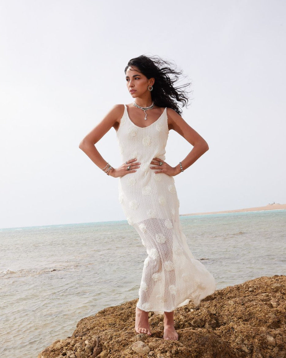 Celine Dress in White