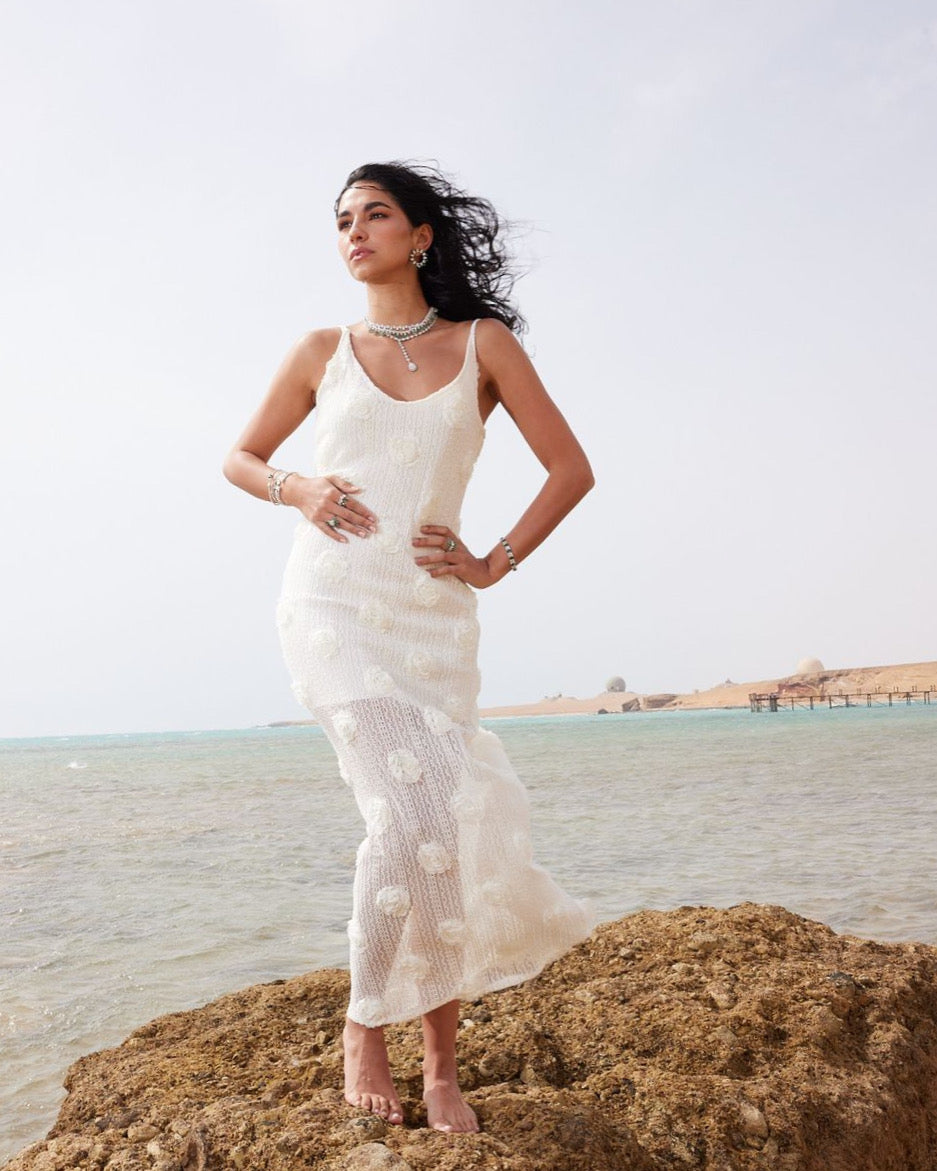 Celine Dress in White