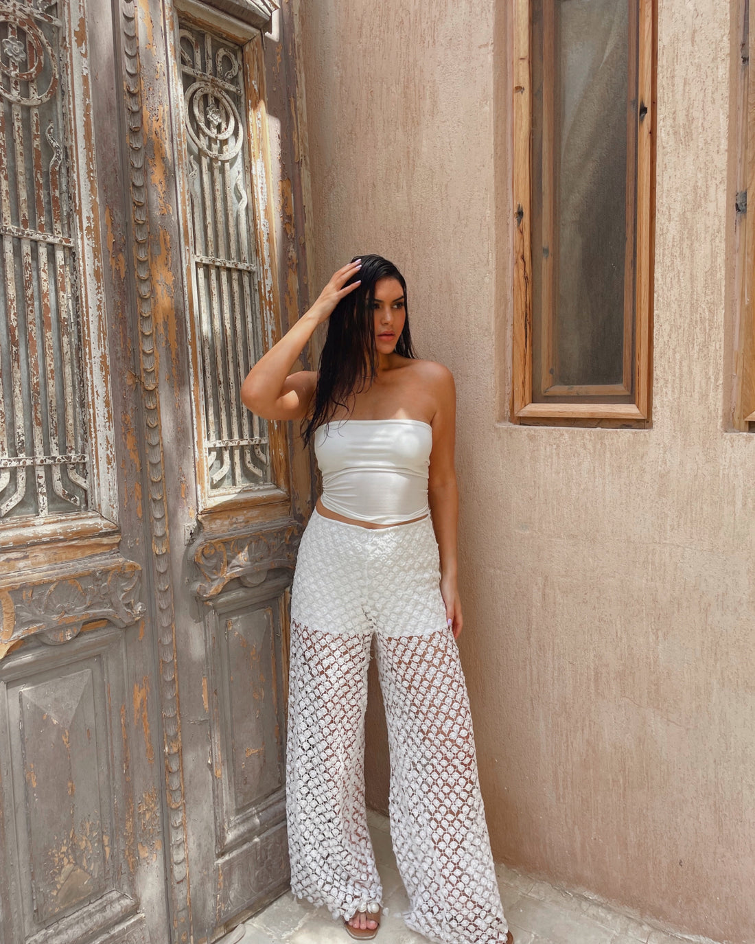 Guipure Pants