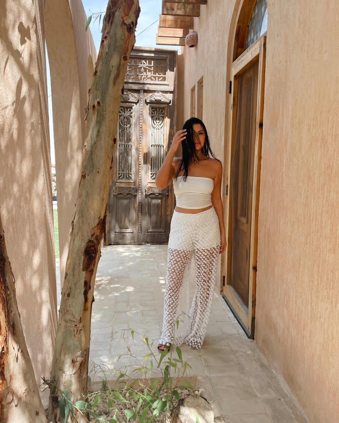 Guipure Pants