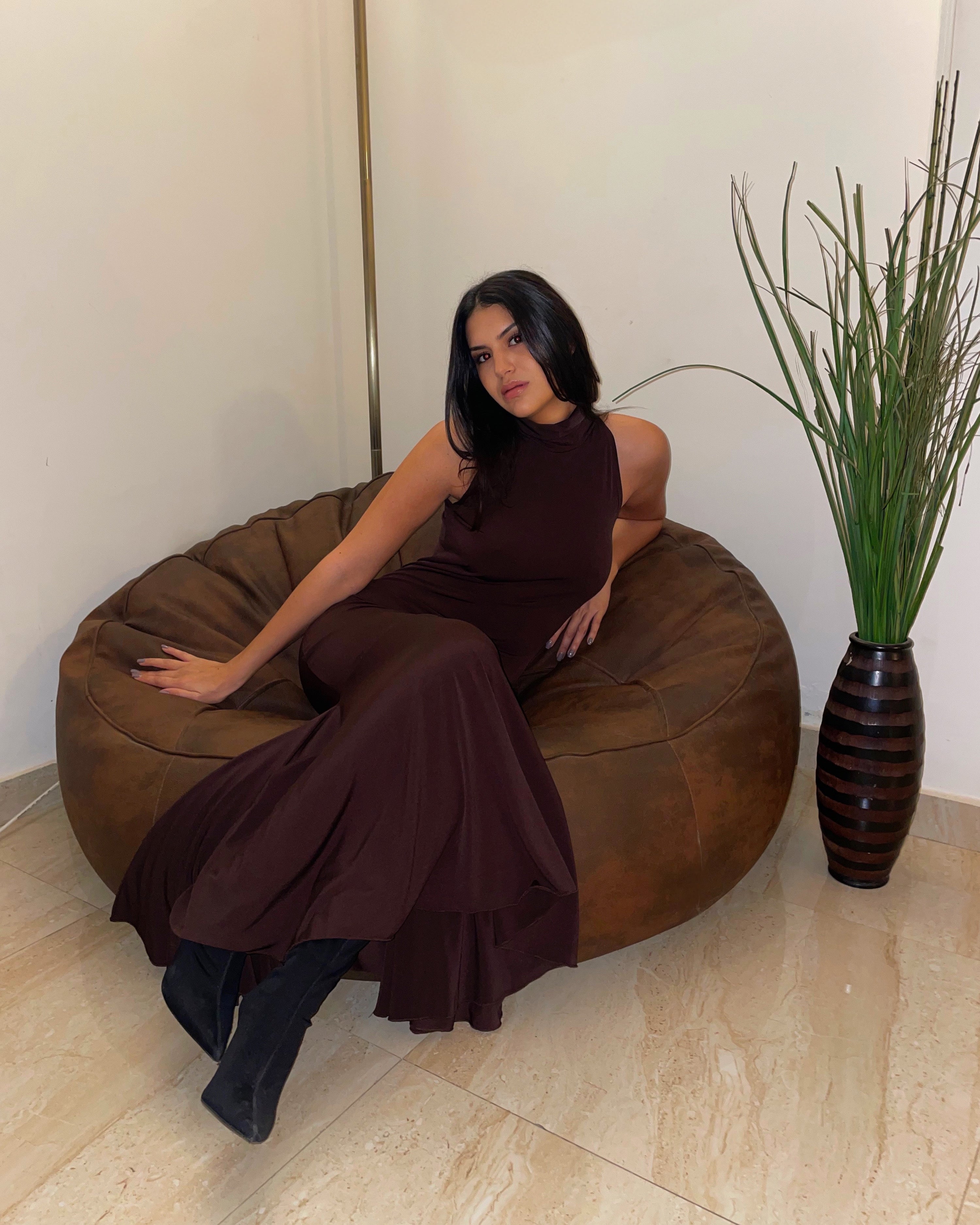 Maxi Turtleneck dress