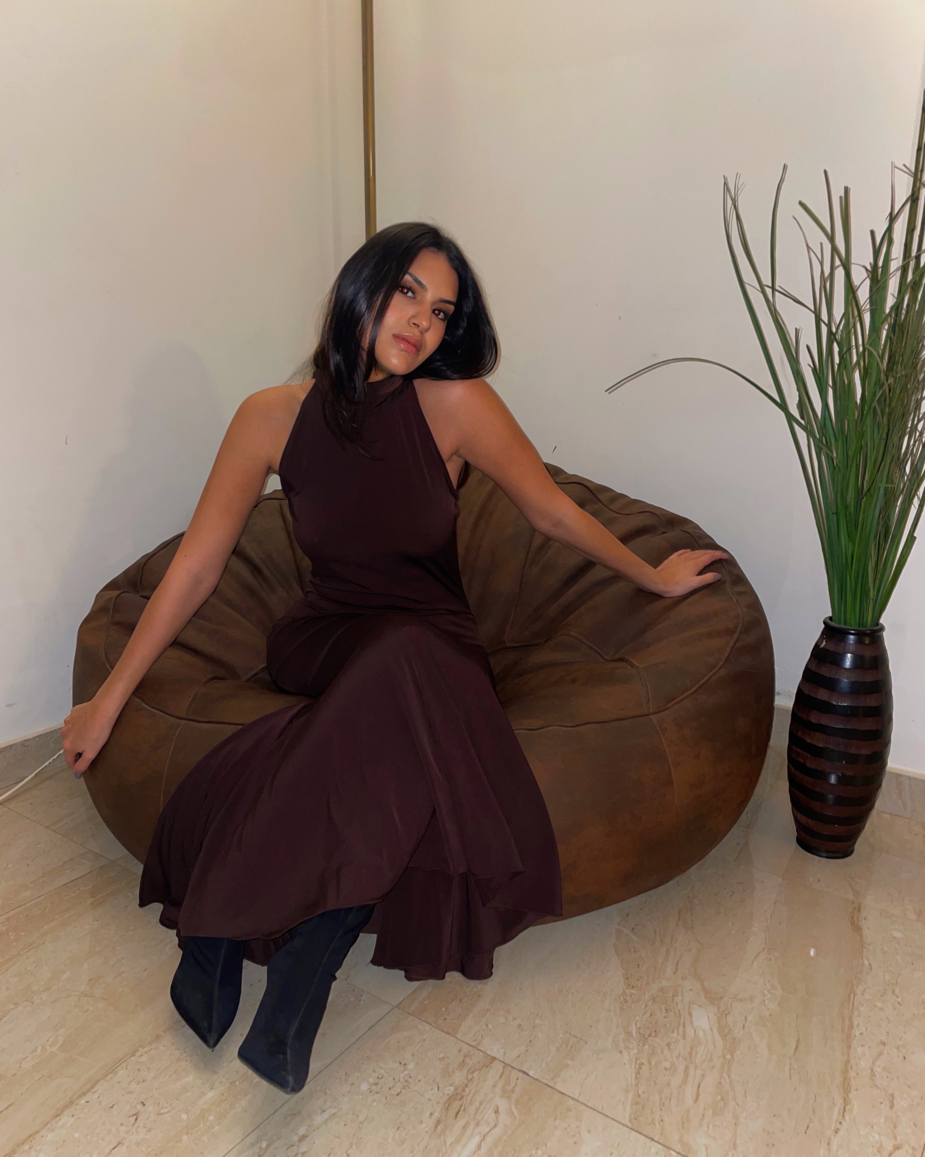 Maxi Turtleneck dress