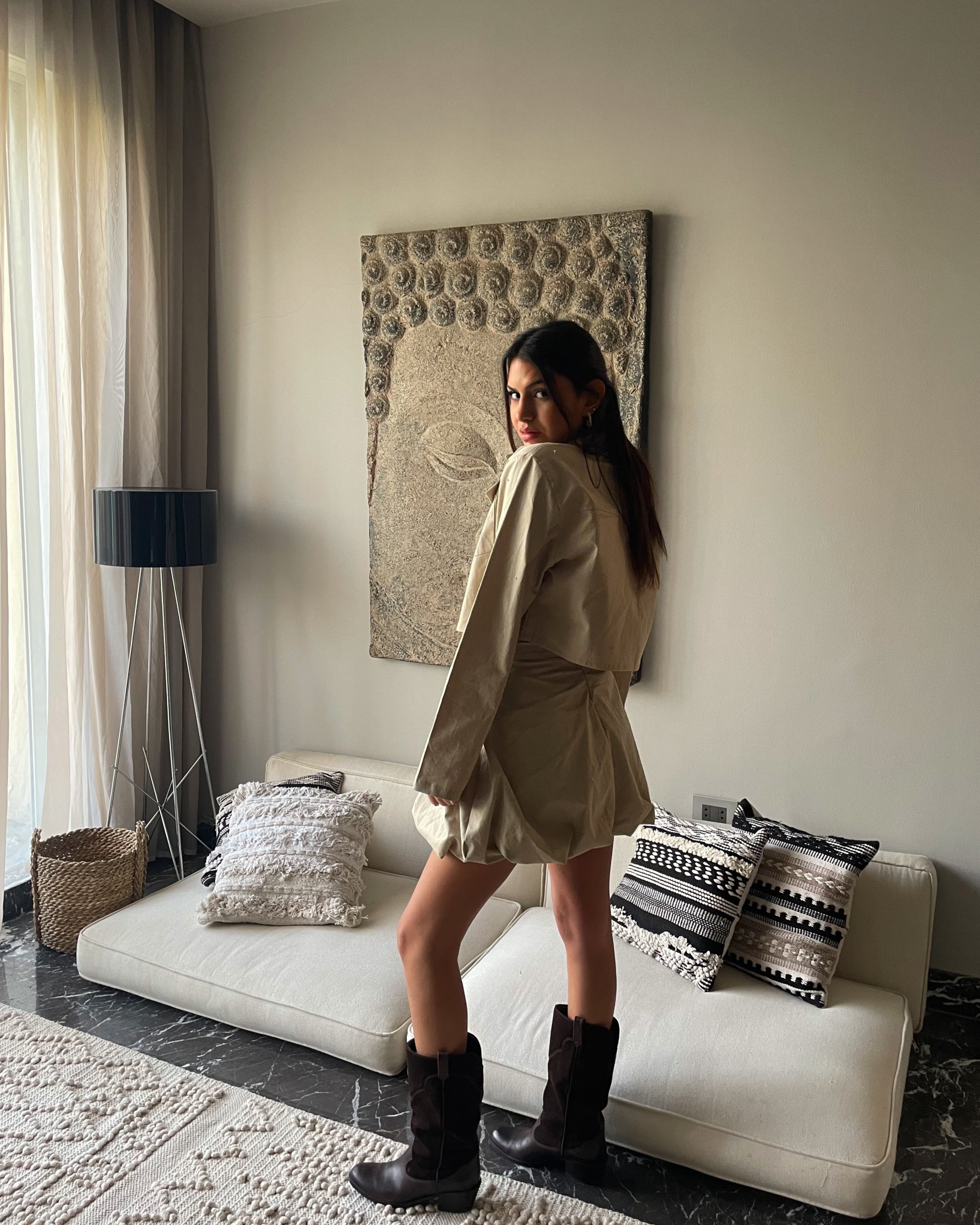 Casual Cropped Jacket