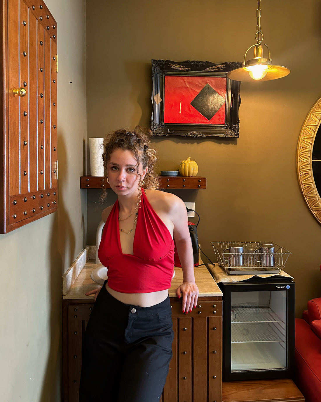 Red Ribbon Top
