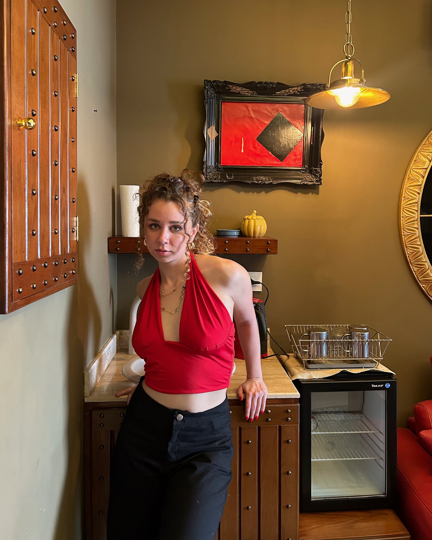 Red Ribbon Top