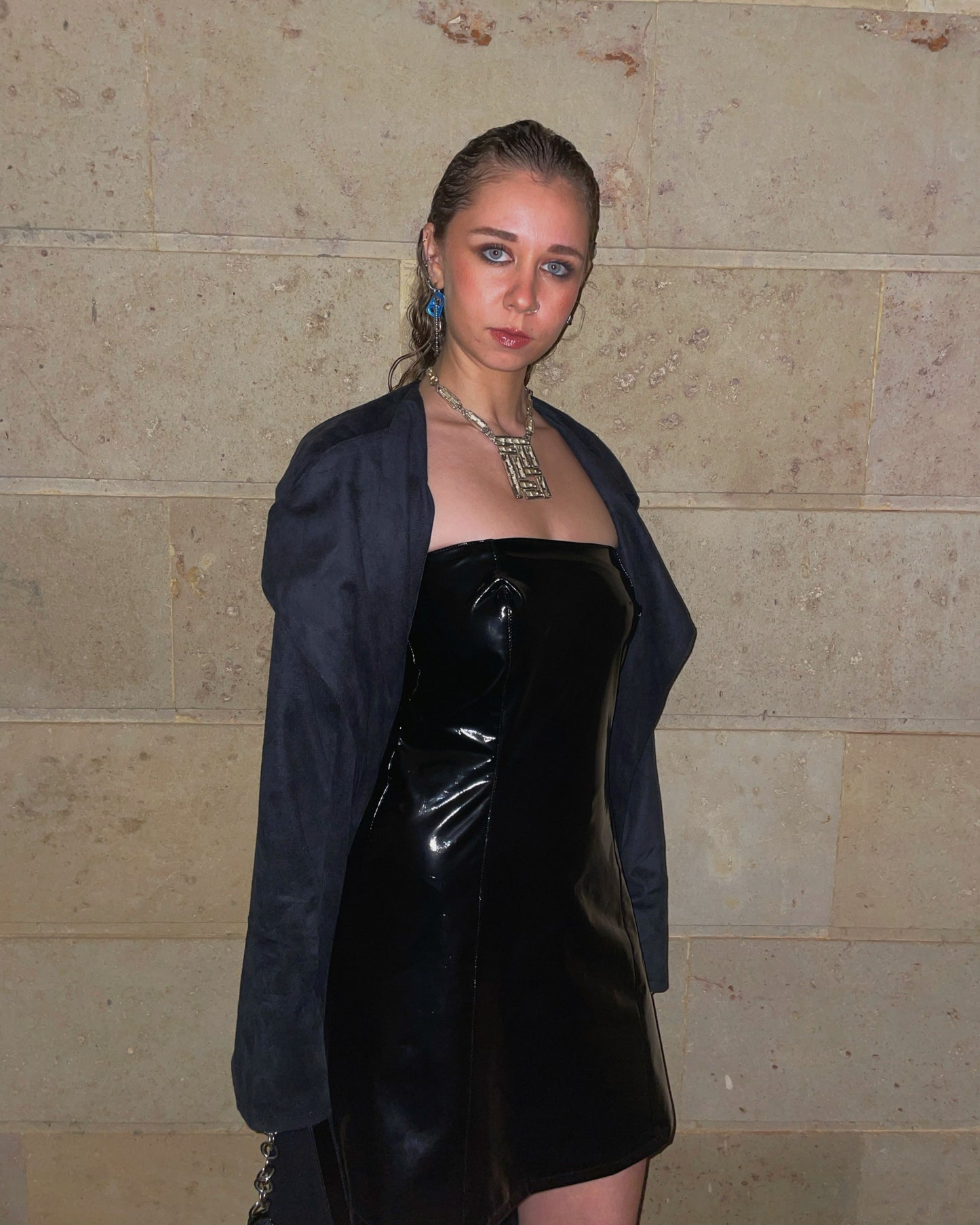 Latex Mini Dress