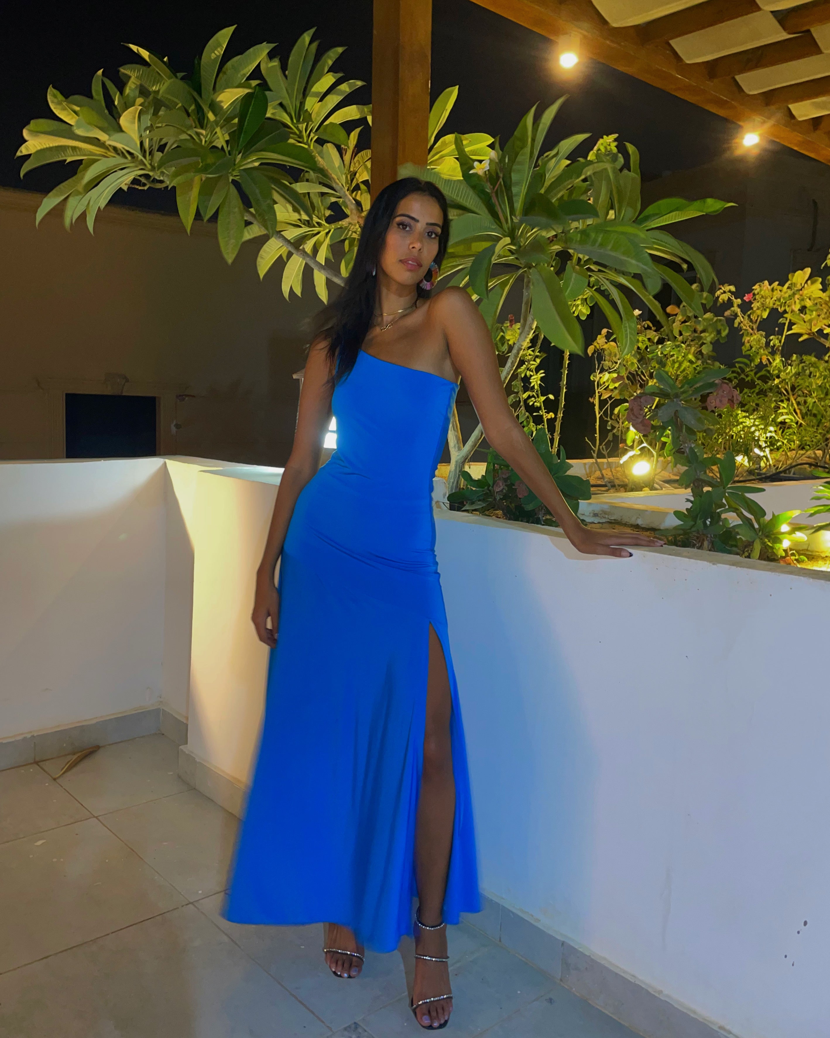 Maxi Asymmetric Dress