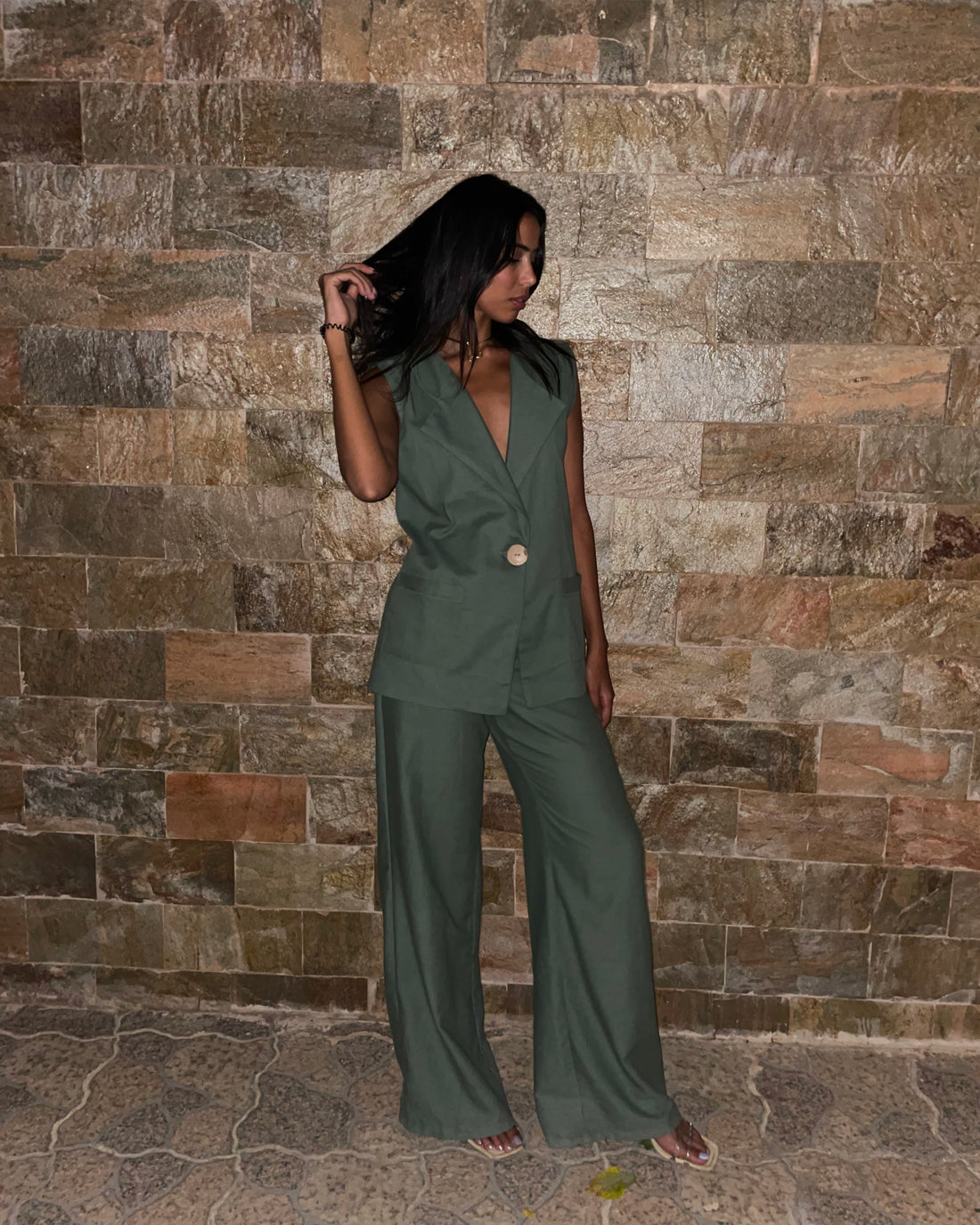 Linen Vest