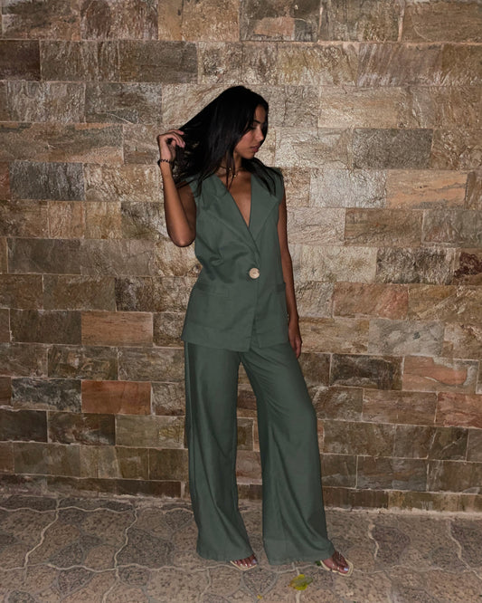 Linen Vest