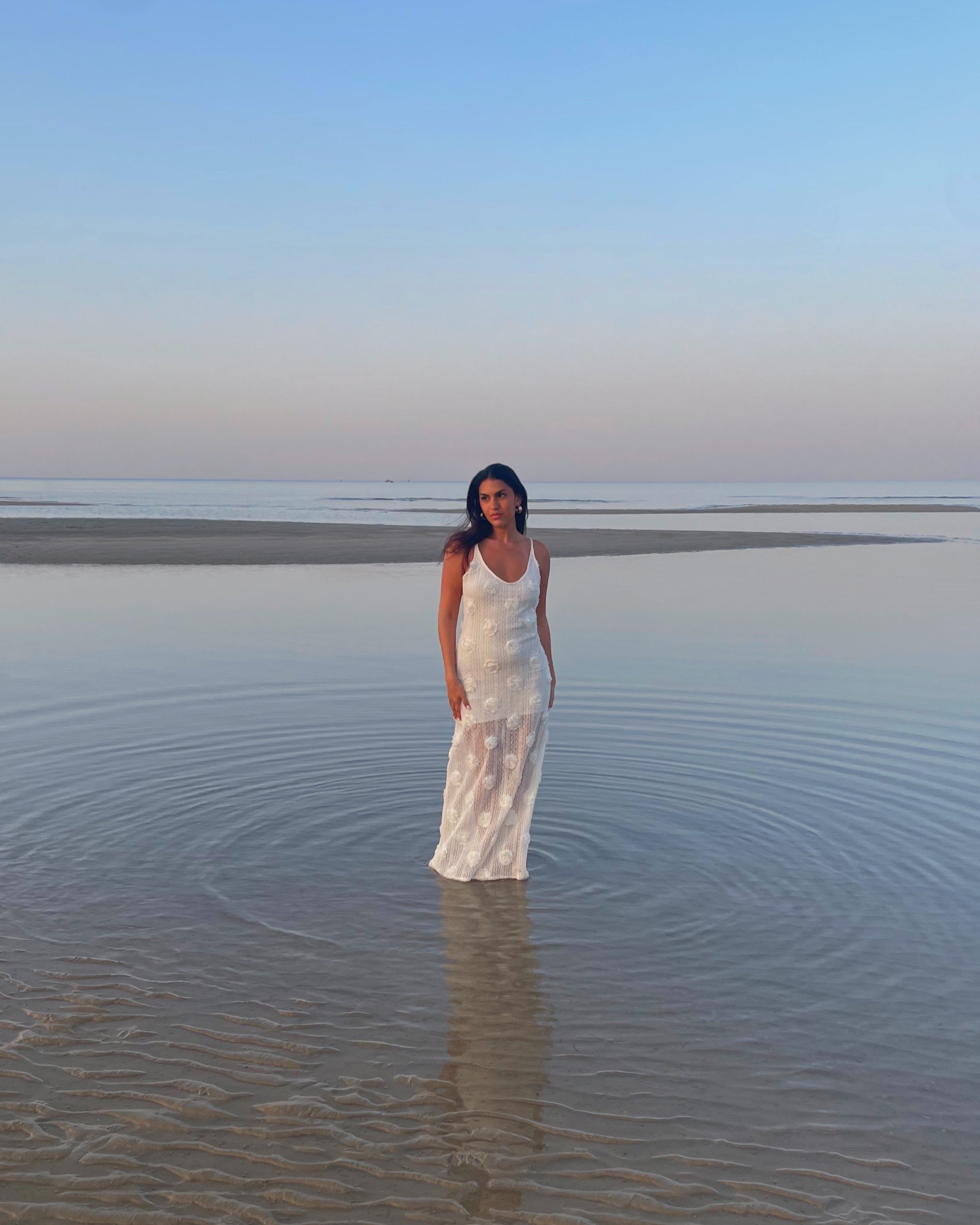 Celine Dress in White